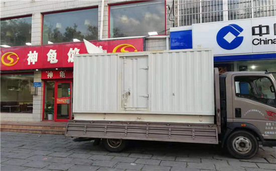 江边乡出租发电机施工案例